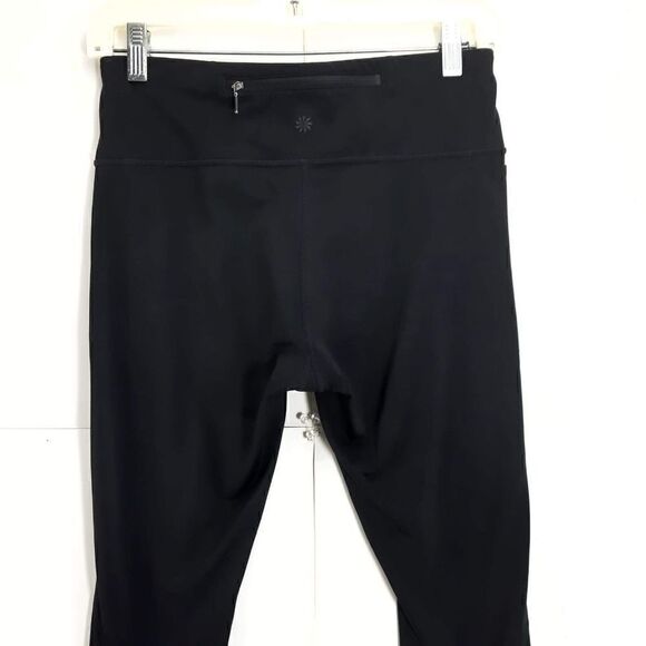Athleta Women's Run 7/8 Black Size Small Workout Yoga Gym Leggings - Picture 2 of 9